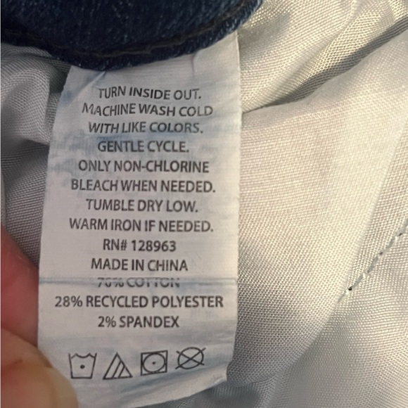 Indigo Rein Blue Distressed Jean Shorts - Picture 11 of 11